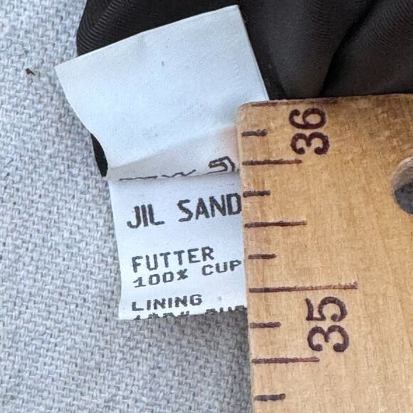 Jil Sander Made in Italy Suit Size 36 / Skirt Size 38 Wool Set Dress Black - Picture 7 of 16